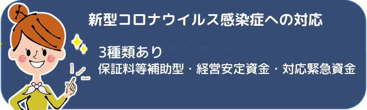 新型コロナウイルス感染症への対応のための融資メニュー【融資】