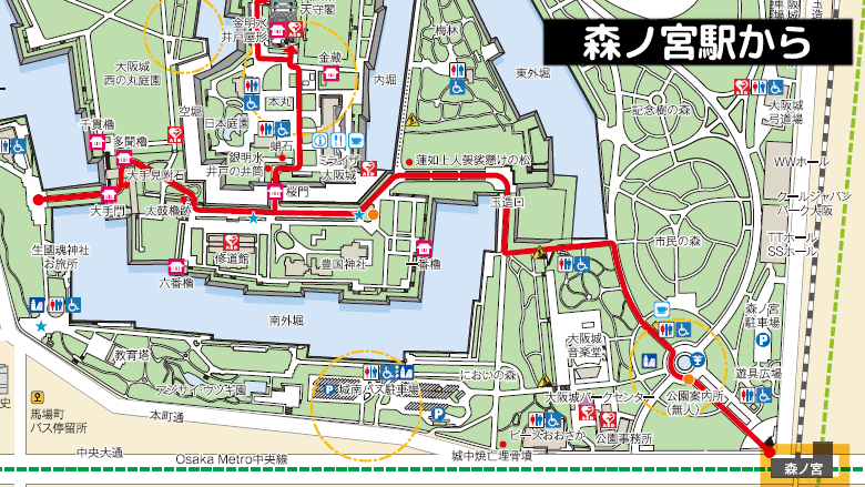 大阪城の行き方完全ガイド アクセス 電車 車 料金など Osaka 大阪ええとこ案内
