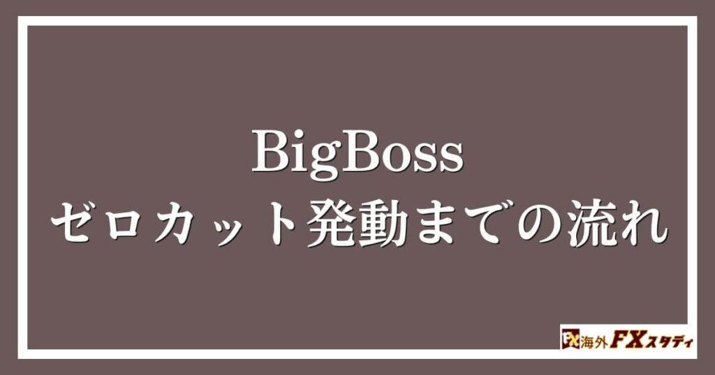 BigBossのゼロカット発動までの流れ